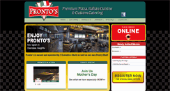 Desktop Screenshot of pizzabepronto.com